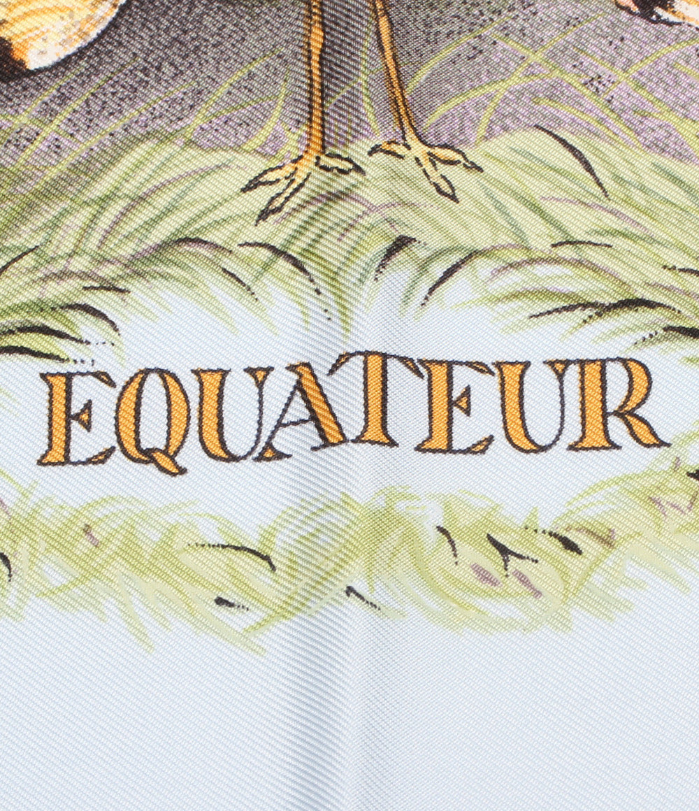 HERMES スカーフ シルク100％ EQUATEUR 赤道直下 レディース エルメス