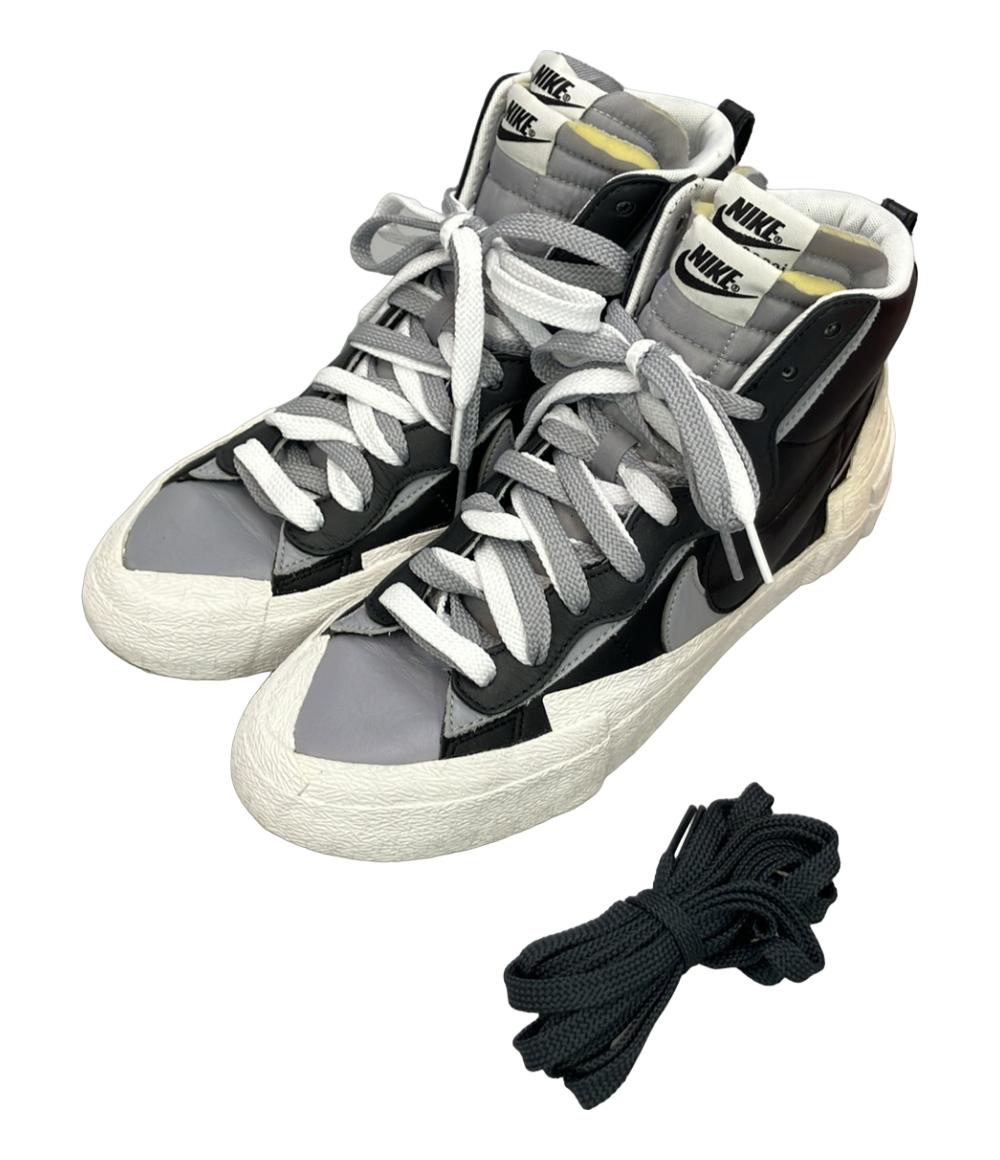 NIKE Sacai ハイカットスニーカー ブレーザーミッド BV0072-002 メンズ