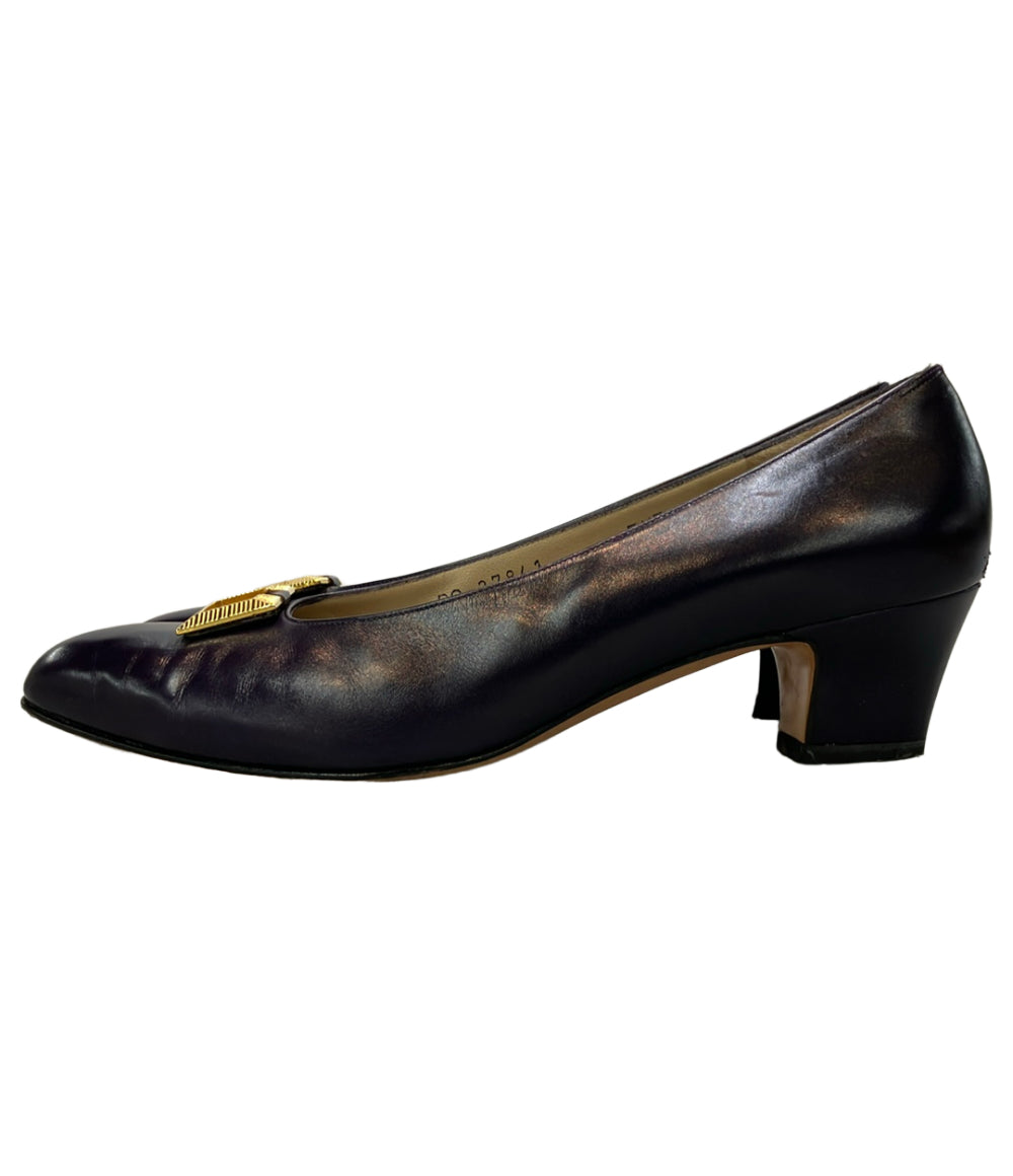 Salvatore Ferragamo パンプス レディース SIZE 7 1/2 サルヴァトーレフェラガモ