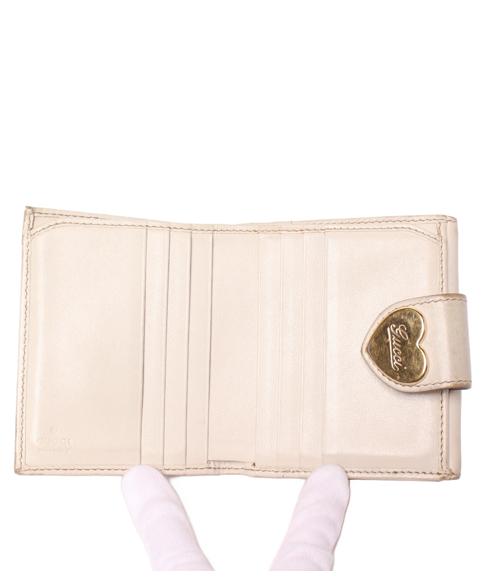訳あり GUCCI Wホック二つ折り財布 GGキャンバス 203548 2091 レディース グッチ