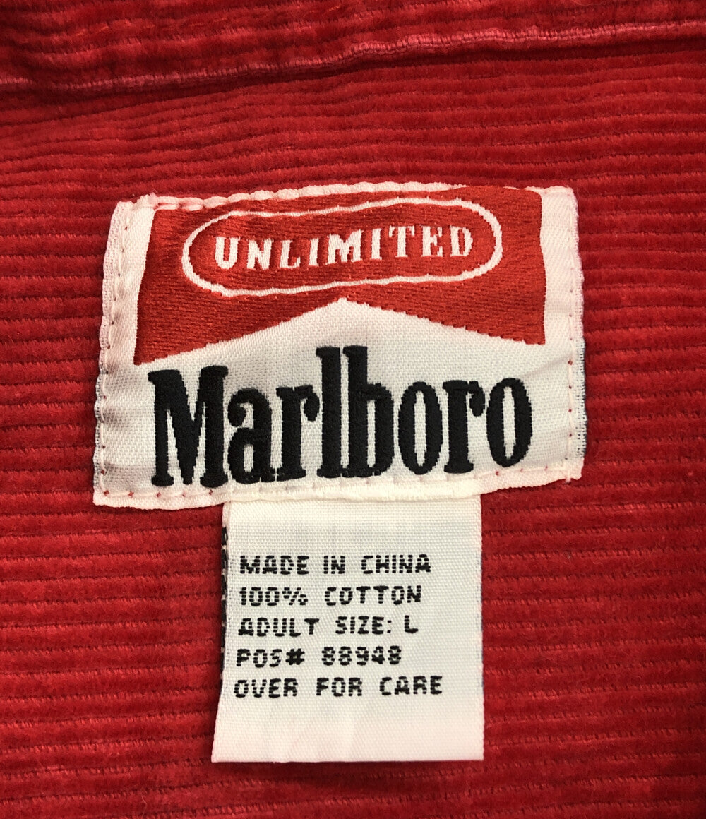 プルオーバーハーフジップトレーナー コーデュロイ      メンズ SIZE L (L) Marlboro