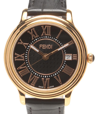 FENDI 腕時計 クラシコ クオーツ ブラック 25400L メンズ フェンディ