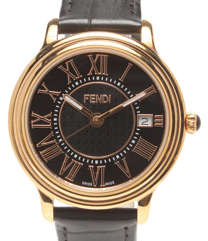 FENDI 腕時計 クラシコ クオーツ ブラック 25400L メンズ フェンディ