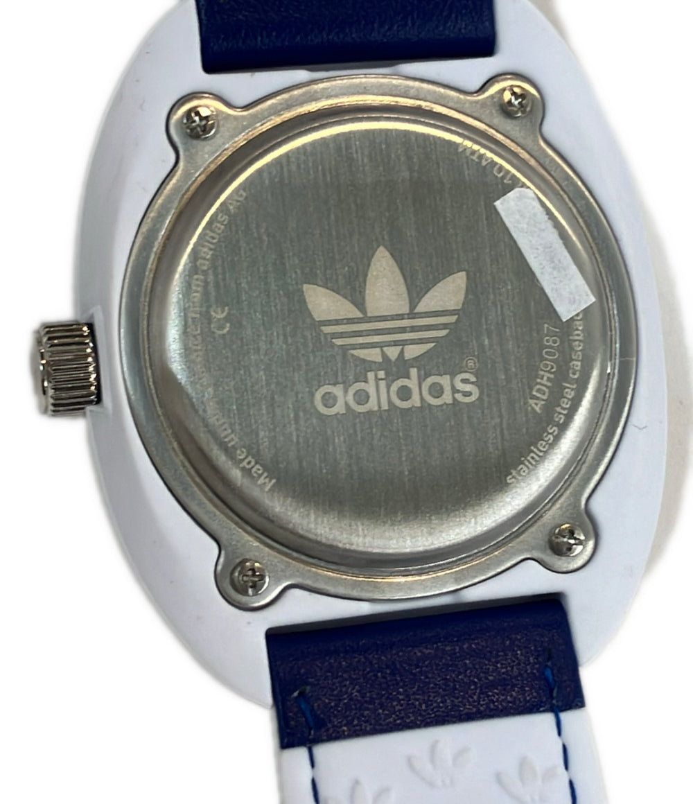 美品 adidas 腕時計 スタンスミス クオーツ ホワイト ADH9087 メンズ アディダス