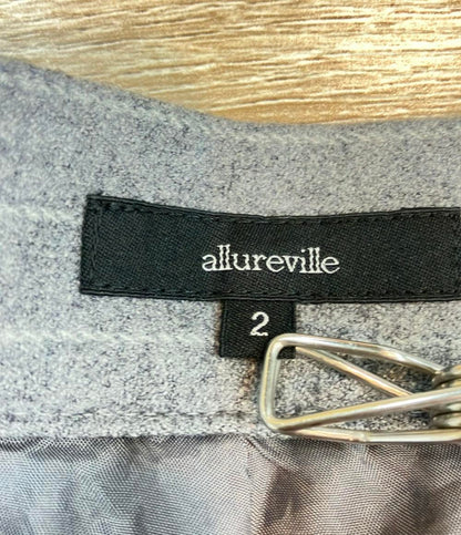 アルアバイル ウールハーフパンツ ストライプ レディース SIZE ２ (M) allureville