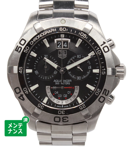 TAG HEUER 腕時計 アクアレーサー クロノグラフ グランドデイト クオーツ ブラック CAF101A.BA0821 メンズ タグホイヤー