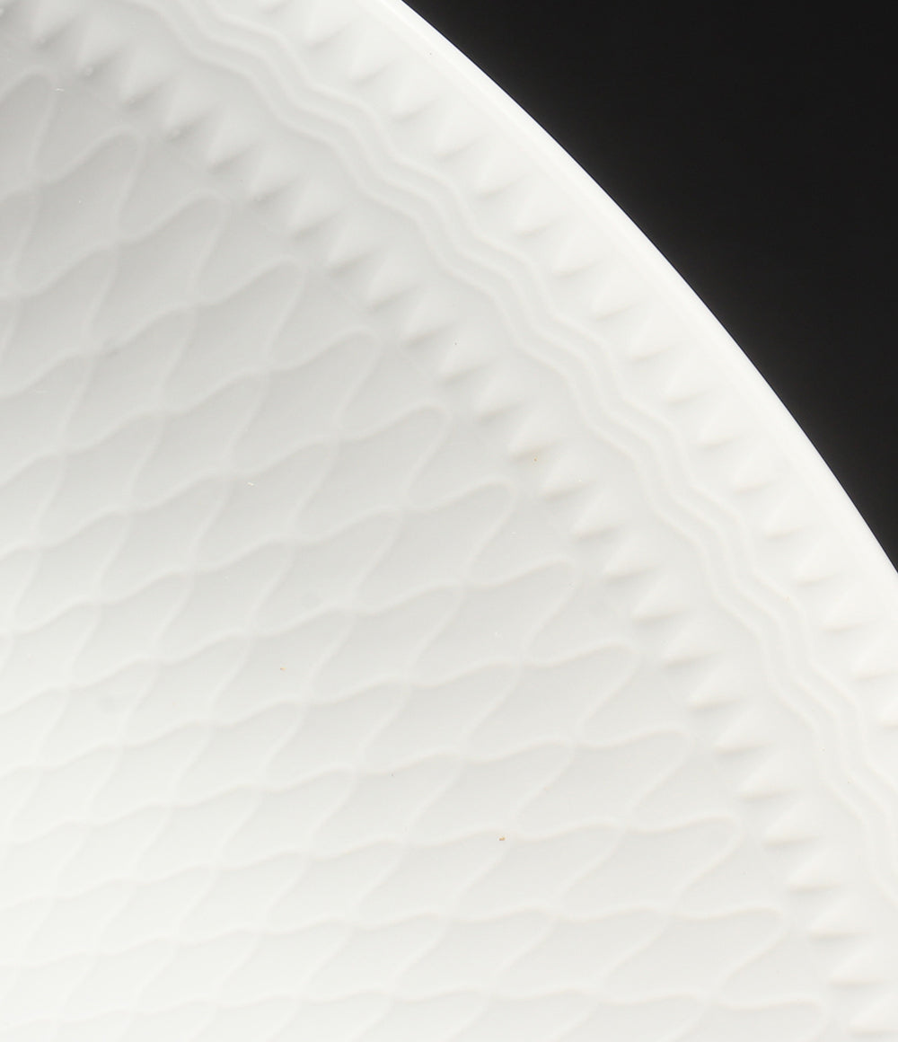 美品 Royal Copenhagen プレート 大皿 30cm ホワイトフルーテッド ロイヤルコペンハーゲン