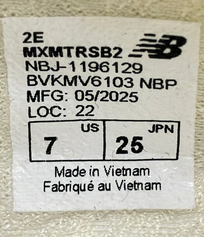 美品 NEW BALANCE ローカットスニーカー Shohei × NB ミニマス TR V2 MXMTRSB2 メンズ レディース SIZE 25.0 ニューバランス