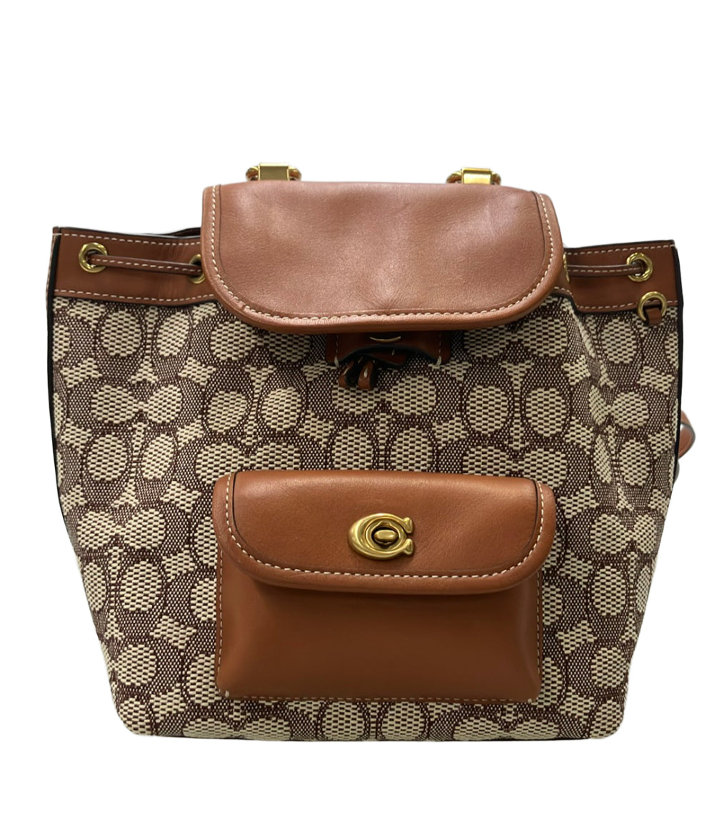 美品 COACH リュック シグネチャー CH591 レディース コーチ