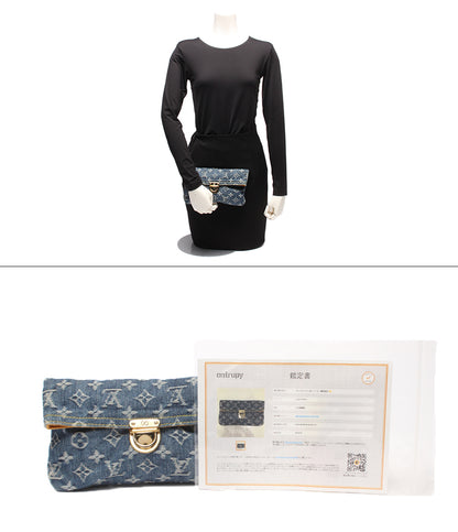 LOUIS VUITTON クラッチバッグ セカンドバッグ ポシェット プラット モノグラム デニム M95007 レディース ルイ・ヴィトン