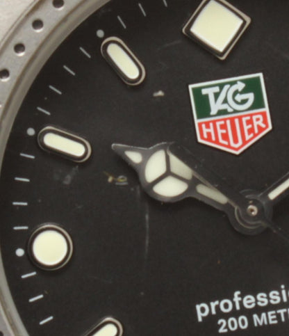 TAG HEUER 腕時計 プロフェッショナル2000 クオーツ ブラック 962.006 メンズ タグホイヤー