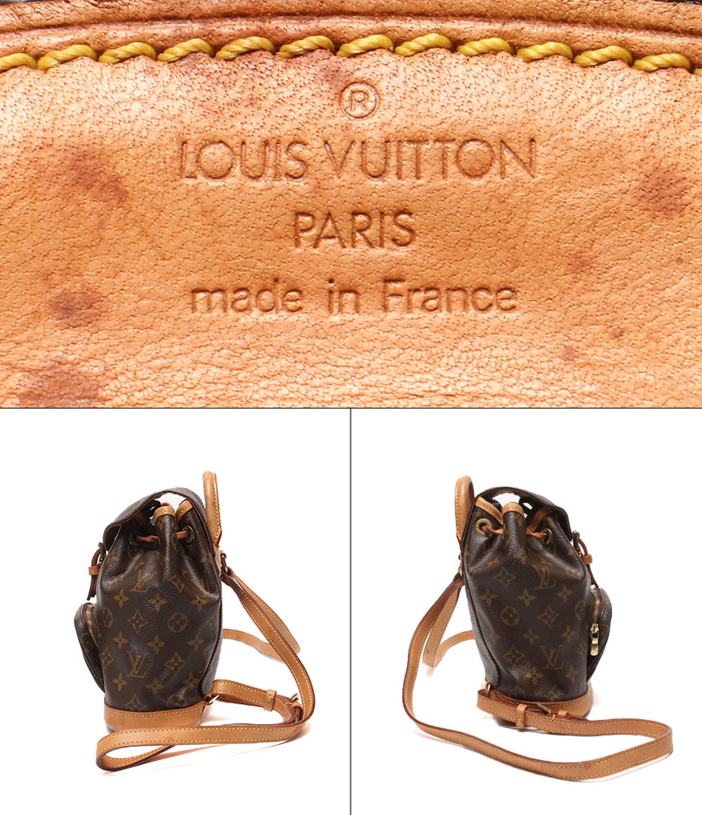 LOUIS VUITTON リュック ミニ モンスリ モノグラム M51137 レディース