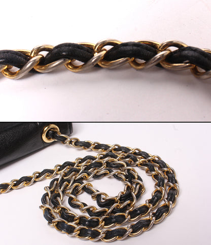 CHANEL チェーンショルダーバッグ ラムスキン ゴールド金具 肩掛け レディース シャネル