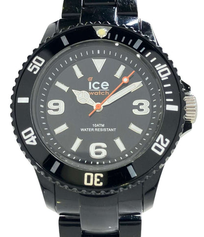 ice watch 腕時計 クオーツ ブラック メンズ アイスウォッチ