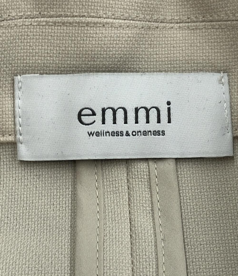 美品 エミ 半袖ジャケット ハーフスリーブジップアップジャケット 13WFJ232002 レディース SIZE 1 (S) emmi