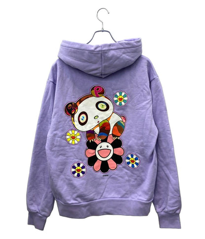 美品 BLACKPINK プルオーバーパーカー 村上隆 メンズ SIZE M ブラックピンク