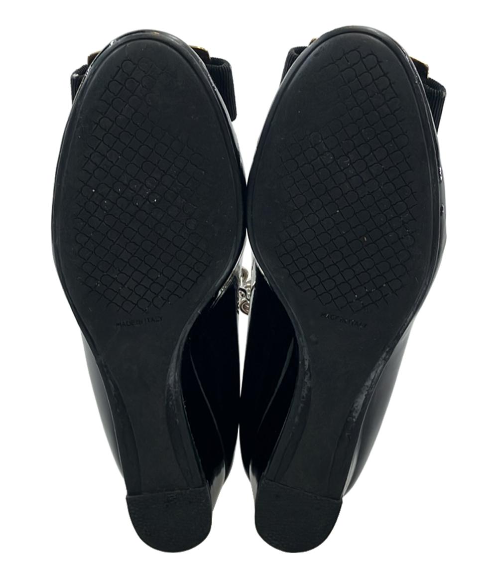 訳あり Salvatore Ferragamo ウェッジソールパンプス レディース SIZE 4 1/2 22(cm) サルヴァトーレフェラガモ