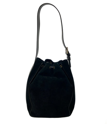 美品 A.P.C. ショルダーバッグ 巾着型 肩掛け スエード レディース アーペーセー