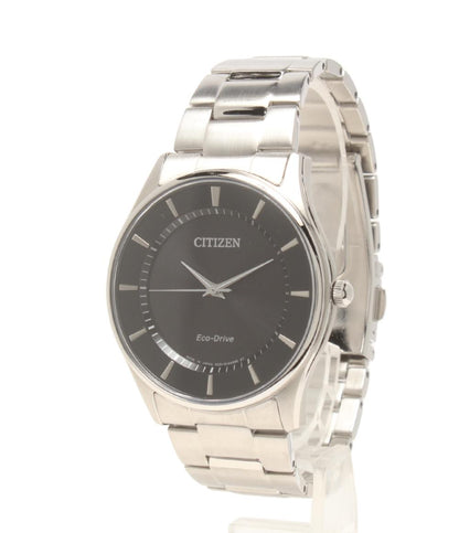美品 CITIZEN 腕時計 コレクション クオーツ ブラック E031-S103720 メンズ シチズン
