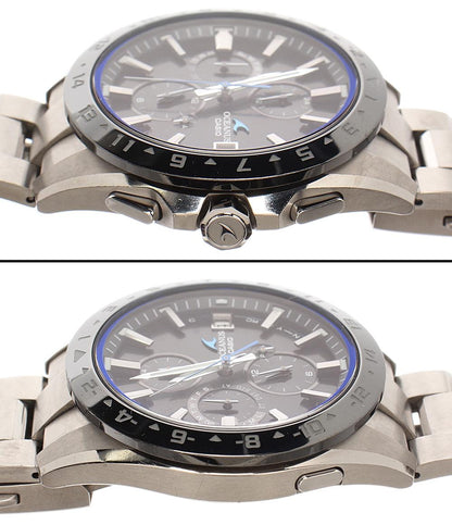 CASIO 腕時計 Bluetooth OCEANUS オシアナス ソーラー ブラック 0CW-T3000 メンズ カシオ