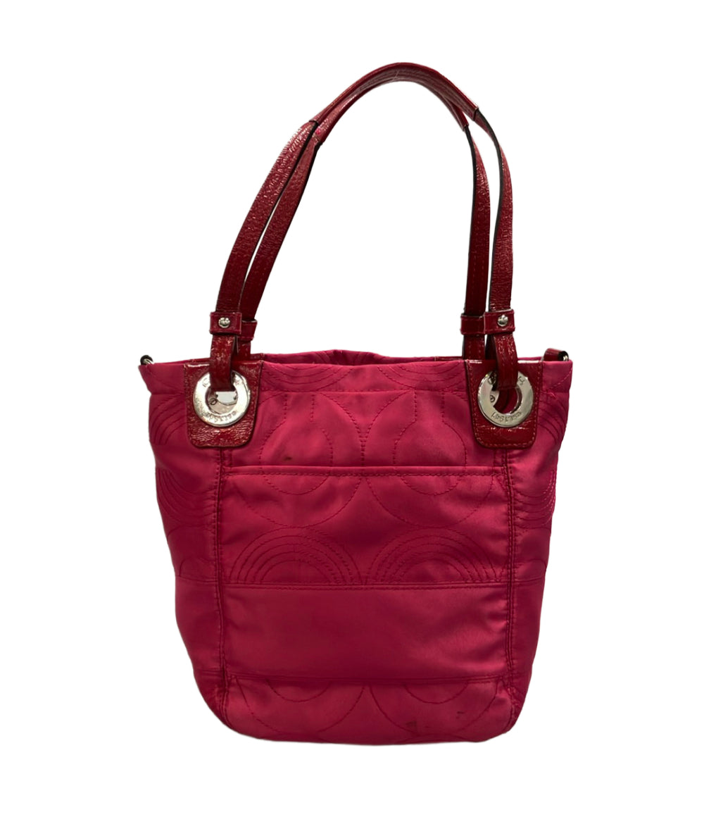 COACH 2WAY トートバッグ ショルダーバッグ 斜め掛け オプアート 14417 レディース コーチ