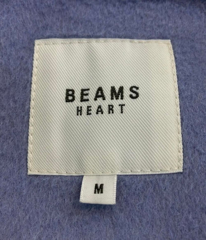 美品 ビームスハート ノーカラーコート レディース SIZE M BEAMS HEART