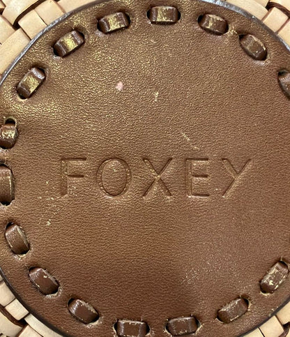 FOXEY ハンドバッグ かごバッグ ハンプトンバスケット レディース フォクシー