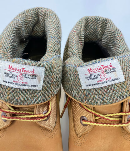 Timberland ロールトップブーツ × ハリスツイード ヘリンボーン柄 メンズ SIZE 9 W ティンバーランド