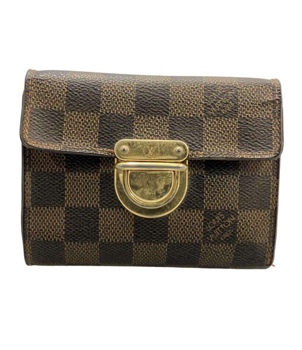ルイ・ヴィトン 二つ折り財布 ポルトフォイユ コアラ ダミエ N60005 レディース LOUIS VUITTON