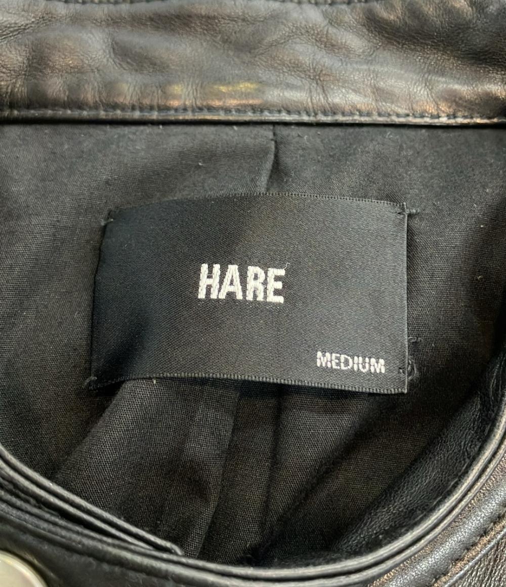 美品 ハレ シングルライダースジャケット メンズ SIZE M HARE