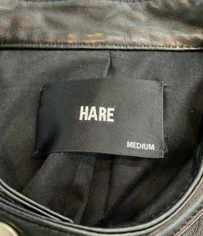 美品 ハレ シングルライダースジャケット メンズ SIZE M HARE