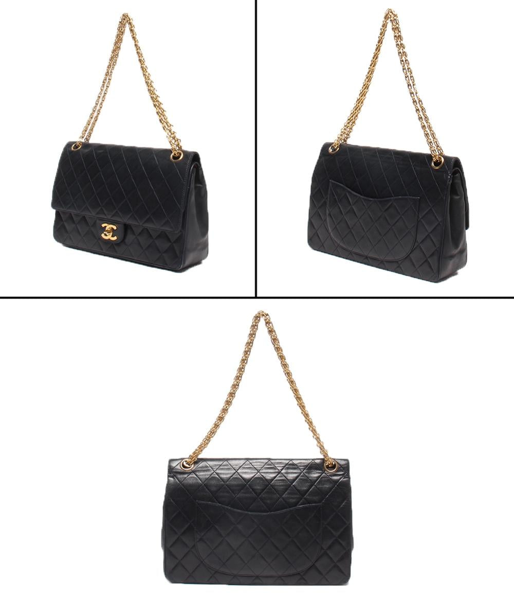 シャネル ハンドバッグ ショルダーバッグ 肩掛け ダブルフラップ ダブルチェーン ゴールド金具 マトラッセ レディース CHANEL