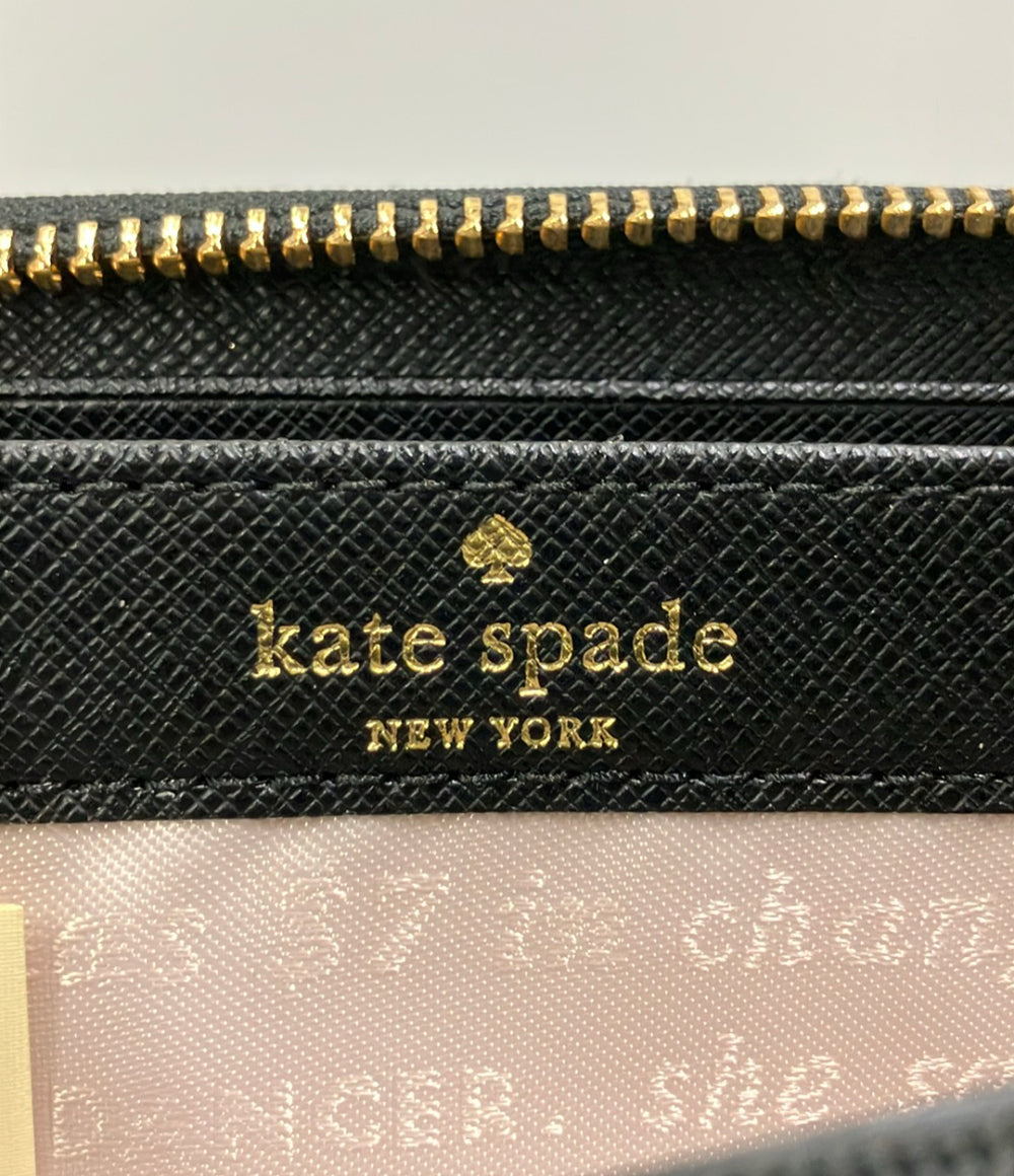 Kate Spade ラウンドファスナー長財布 レザー レディース ケイトスペード