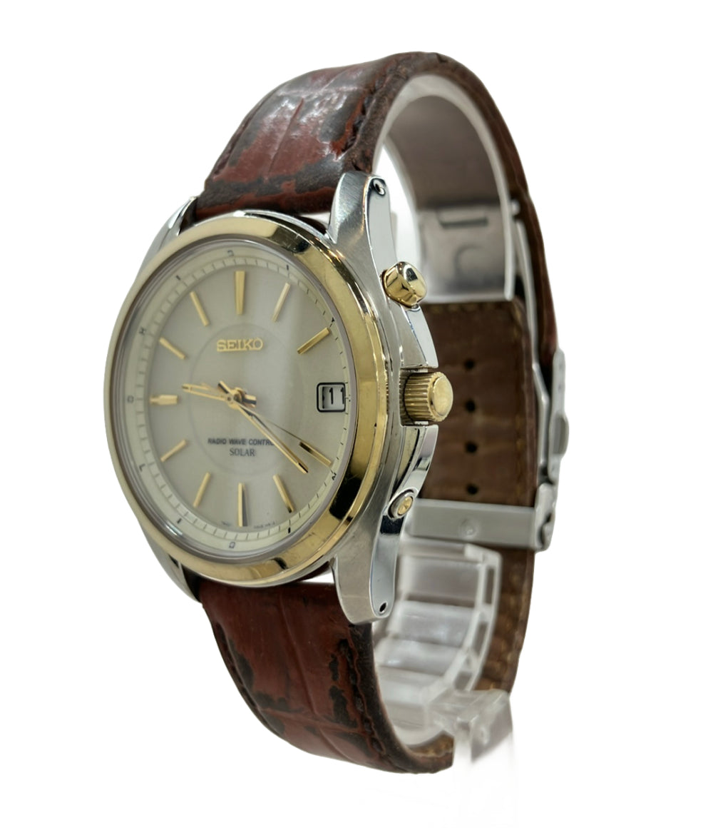 SEIKO 腕時計 ソーラー 7B42-0AK0 メンズ セイコー