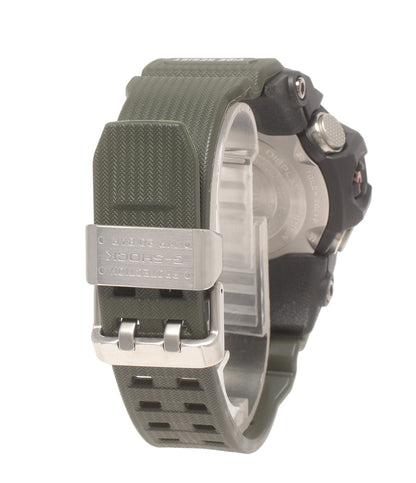美品 CASIO 腕時計 マッドマスター MUDMASTER G-SHOCK 電波ソーラー ソーラー ブラック GWG-1000 メンズ カシオ