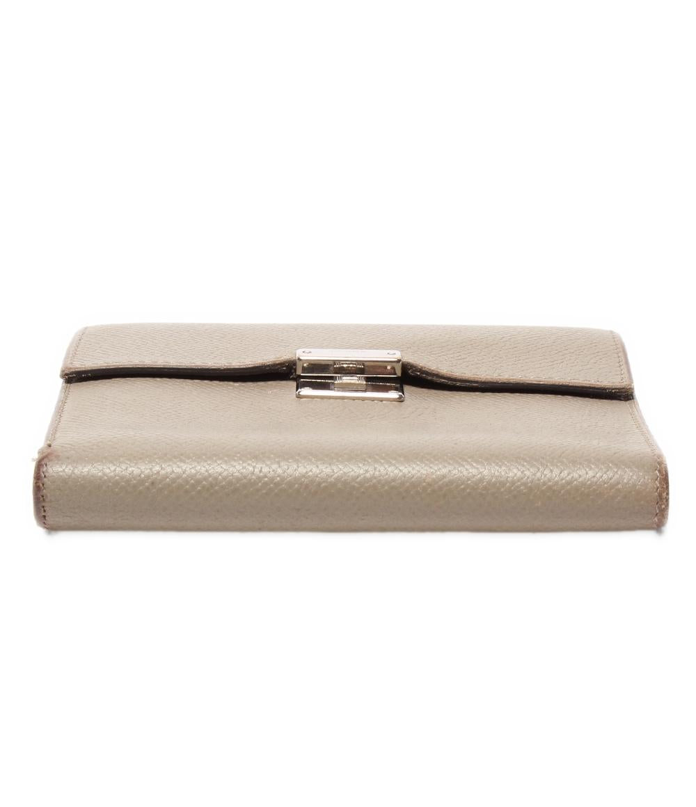 エルメス 三つ折り財布 C刻印 シルバー金具 クリック12 レディース HERMES