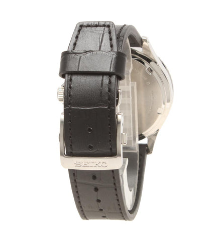 美品 SEIKO 腕時計 ソーラー ブラック V157-HAD0 メンズ セイコー