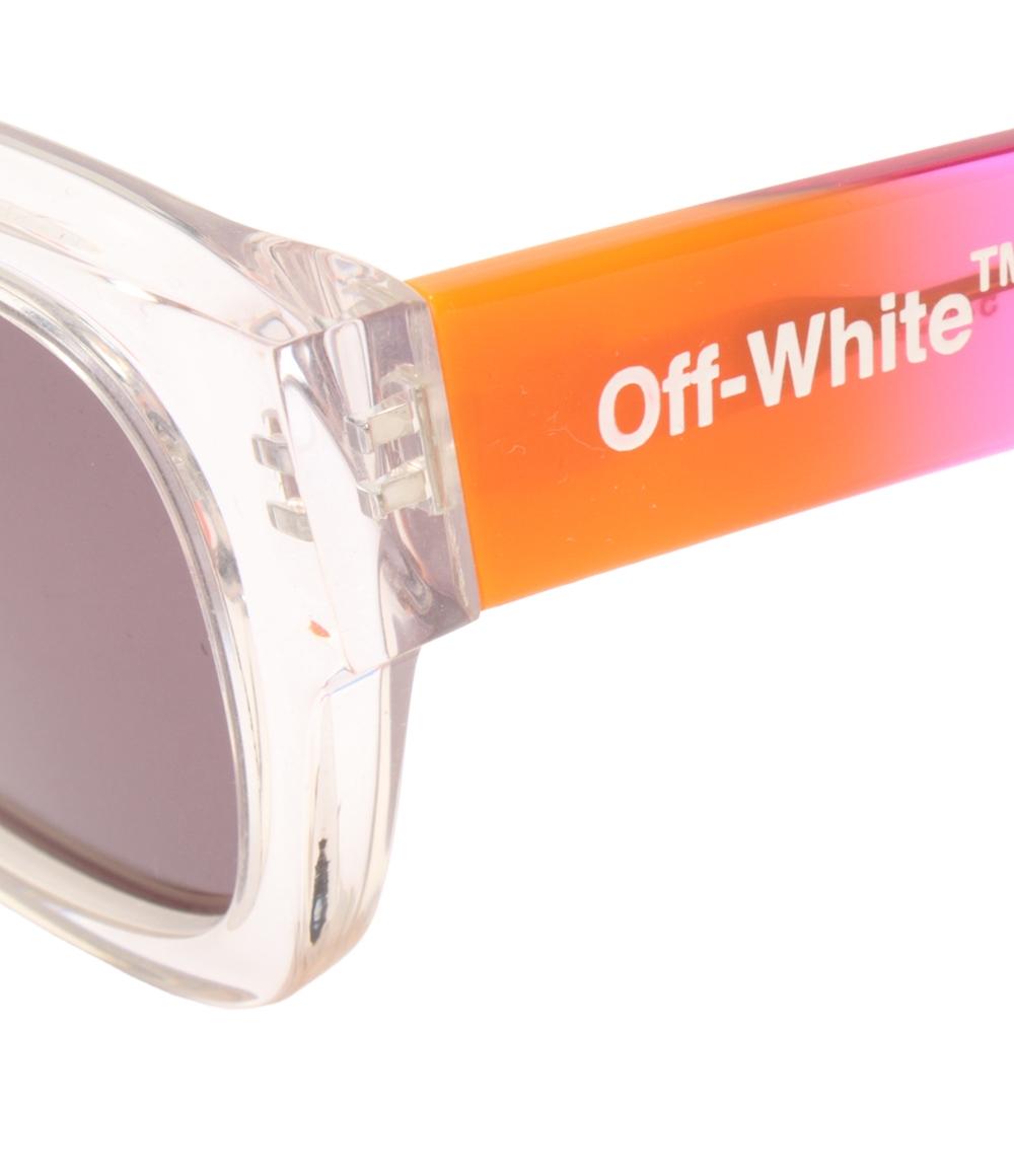 美品 オフホワイト サングラス アイウェア Zurich OERI018 8607 ユニセックス OFF-WHITE