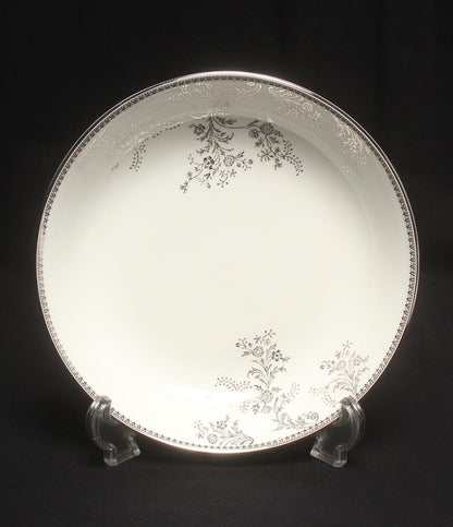 美品 ウェッジウッド マルチボウル 皿 20cm ヴェラ ウォン ヴェラレース プラチナ WEDGWOOD