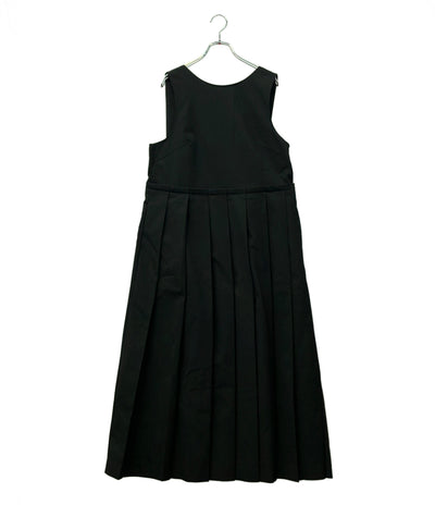 ENFOLD ノースリーブワンピース 21SS タスランカルゼ プリーツジャンパースカート 300ES333-1680 レディース SIZE 38 (S) エンフォルド
