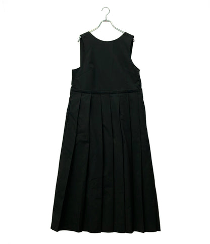 ENFOLD ノースリーブワンピース 21SS タスランカルゼ プリーツジャンパースカート 300ES333-1680 レディース SIZE 38 (S) エンフォルド