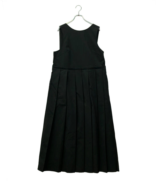 ENFOLD ノースリーブワンピース 21SS タスランカルゼ プリーツジャンパースカート 300ES333-1680 レディース SIZE 38 (S) エンフォルド