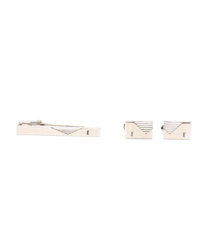 美品 YVES SAINT LAURENT タイピン タイバー カフス 2点セット メンズ イヴ・サンローラン