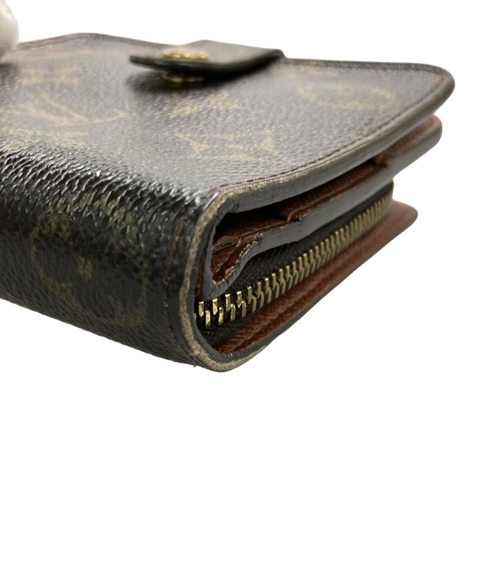 LOUIS VUITTON 二つ折り財布 モノグラム コンパクトジップ M61667 ユニセックス ルイ・ヴィトン