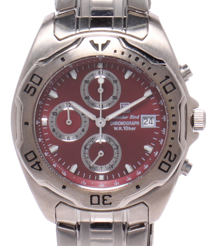 CITIZEN 腕時計 サンダーバード Thunder Bird クオーツ レッド メンズ シチズン
