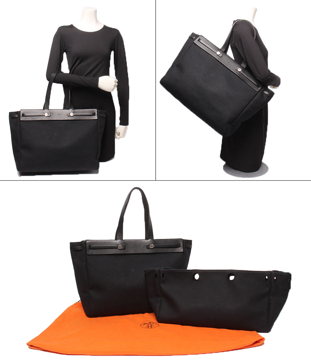 HERMES トートバッグ ショルダーバッグ 肩掛け シルバー金具 □F刻印 エールバッグ カバス MM レディース エルメス