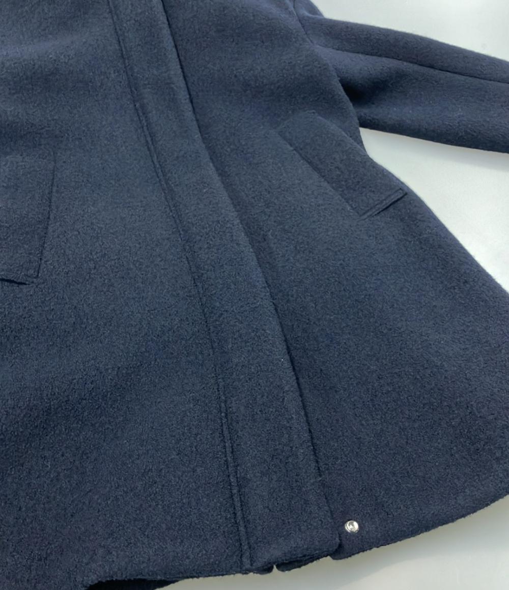 美品 エストネーション ウールフーデッドロングコート アウター レディース SIZE 38 (S) ESTNATION