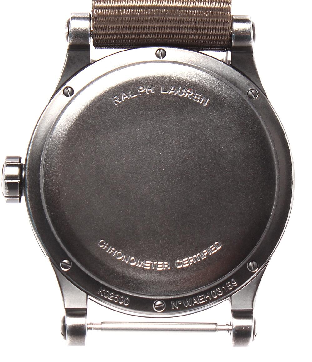 RALPH LAUREN 腕時計 サファリ RL67 クロノメーター 自動巻き ブラック RLR0250900 メンズ ラルフローレン