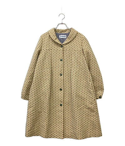 ホコモモラ デ シビラ 総柄 コート レディース SIZE 40 Jocomomola de sybilla