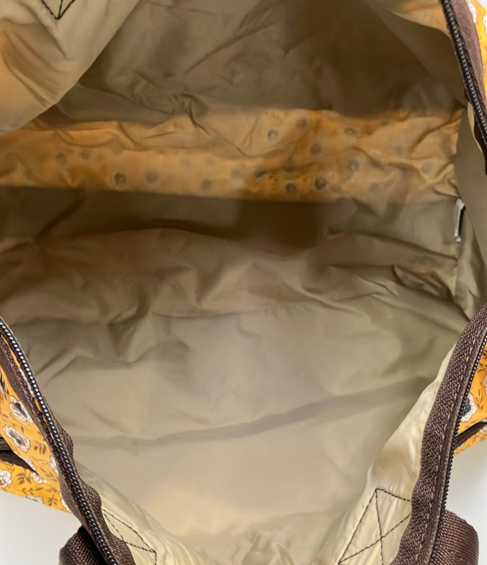 美品 LeSportsac 2way ボストンバッグ ショルダーバッグ 斜め掛け 花柄 レディース レスポートサック
